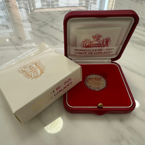Monaco BE 2 Euro 2025 Comté de Carladès