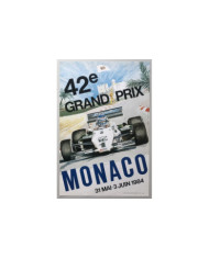 Affiche 42eme Grand Prix Formule 1 de Monaco 1984, Automobilia, Affiche 42eme Grand Prix Formule 1 de Monaco 1984
