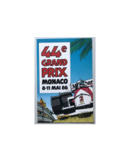 Affiche 44eme Grand Prix Formule 1 de Monaco 1986, Automobilia, Affiche 44eme Grand Prix Formule 1 de Monaco 1986