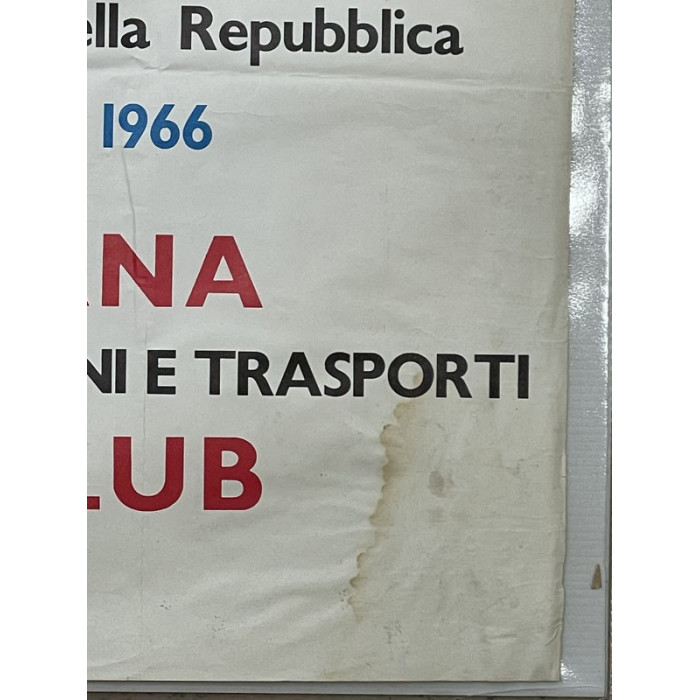 Affiche Primavera Siciliana 50eme Targa Florio 1966, Automobilia, Competizione Automobilistica Internazionale di Velocita Palerm