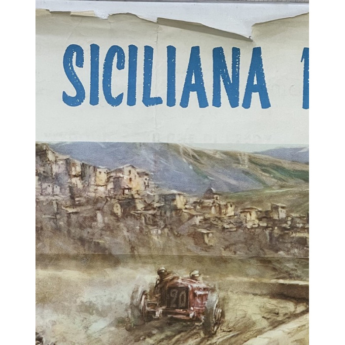 Affiche Primavera Siciliana 48eme Targa Florio 1964, Automobilia, Competizione Automobilistica Internazionale di Velocita Palerm