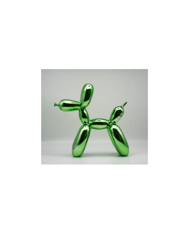 Koons,  Editions Studio Balloon Dog Vert, Galerie,  Editions Studio Balloon Dog Vert
Sculpture Résine chromée vert, vient avec s