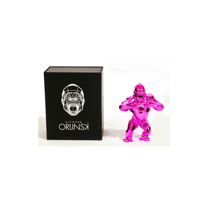 Richard ORLINSKI Kong spirit (pink edition), Galerie, Richard ORLINSKI Kong spirit (pink edition)
Sculpture originale en résine 