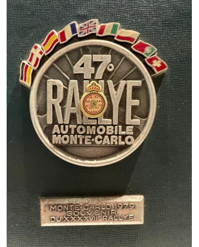 Badge du 47ème Rallye Monte-Carlo 1979, Badges, Badge du 47ème Rallye Monte-Carlo 1979