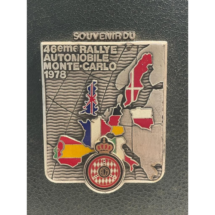 Badge du 46ème Rallye Monte-Carlo 1978, Badges, Badge du 46ème Rallye Monte-Carlo 1978