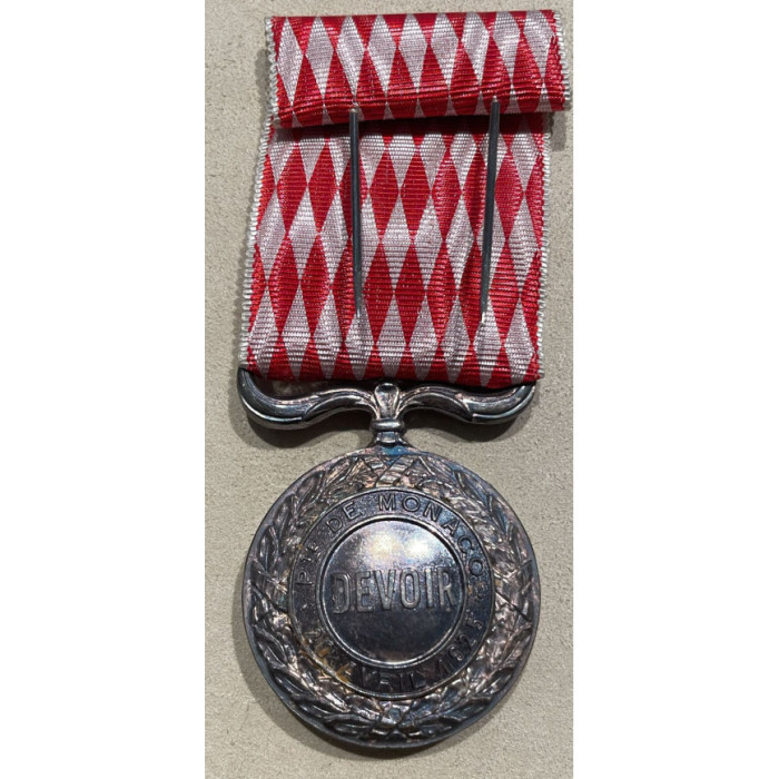 Monaco Décoration D'Honneur Rainier III - 20 Avril 1925 Argent, Jetons & Médailles, Monaco Décoration D'Honneur Rainier III - 20