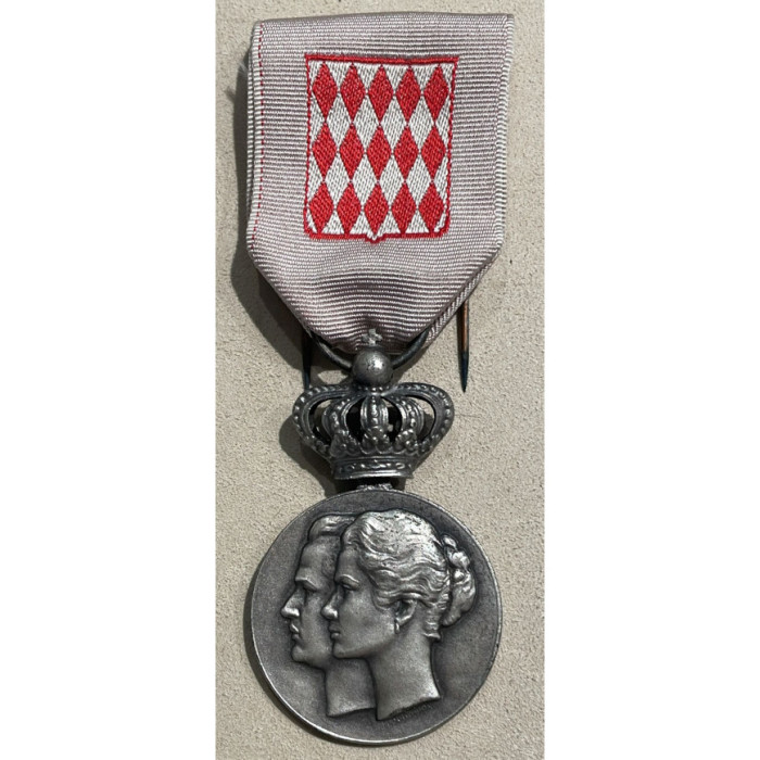 Monaco Médaille Mariage Rainier III & Grace Kelly - 19 Avril 1956 Argent, Jetons & Médailles, Monaco Médaille Mariage Rainier II