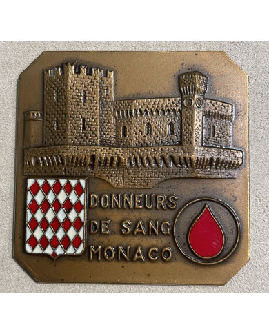 Monaco Médaille Croix Rouge Monégasque Bronze, Monnaies, Monaco Médaille Croix Rouge Monégasque Bronze
DONNEURS DE SANG
