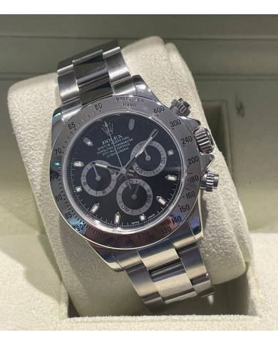 Rolex Daytona Ref. 116520 Black Dial full set 2008, Rolex, Rolex Daytona Ref. 116520 Black Dial full set 2008