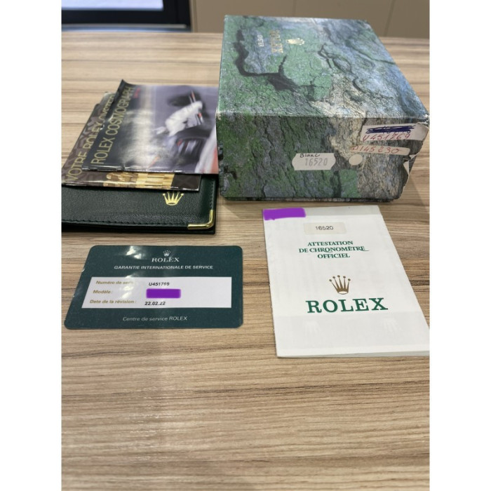 Rolex Daytona Ref 16520 full set (paper + rolex service) year 1998, Rolex, 
Rolex Daytona Ref 16520 full set serial U  (french p