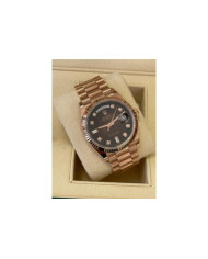 Rolex, Daydate, Ref. 128235 brown dial with diamonds box and paper 2021, Rolex, 




Rolex, Daydate, Ref. 128235 brown dial with